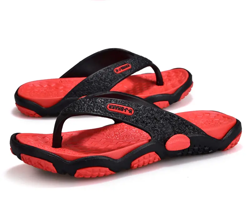 plus size Flip-flops Men's Summer Outer Wear Beach Slippers Casual Two-color Foreign Trade Slippers Men's Cross-border Slippers Men's — feature 10