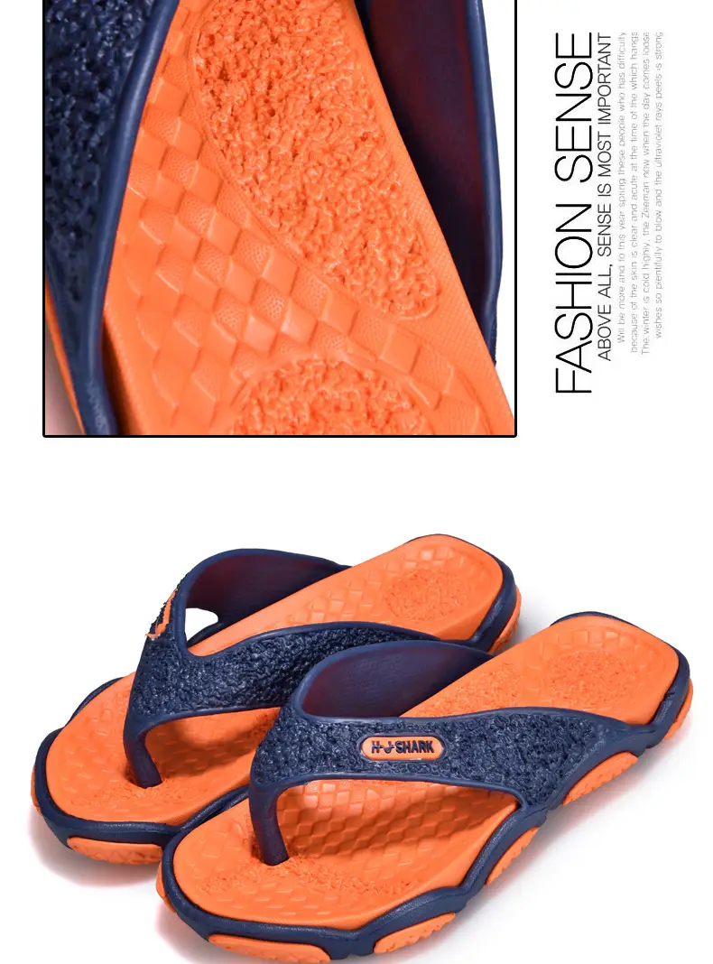 plus size Flip-flops Men's Summer Outer Wear Beach Slippers Casual Two-color Foreign Trade Slippers Men's Cross-border Slippers Men's — feature 19
