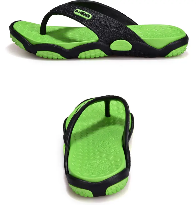 plus size Flip-flops Men's Summer Outer Wear Beach Slippers Casual Two-color Foreign Trade Slippers Men's Cross-border Slippers Men's — feature 22