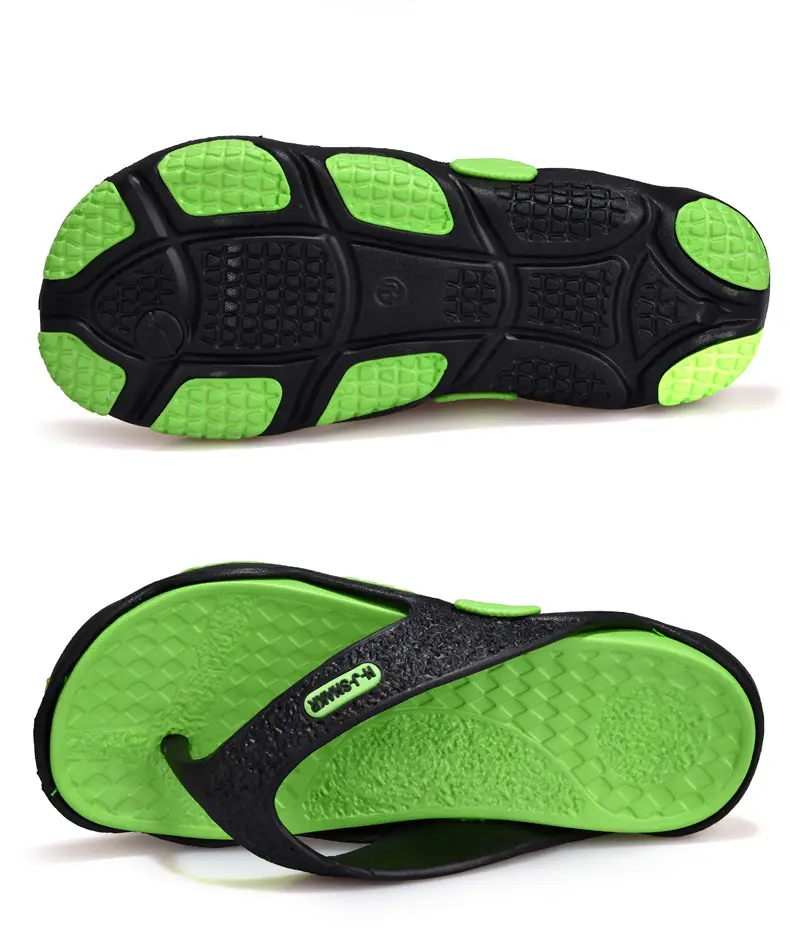 plus size Flip-flops Men's Summer Outer Wear Beach Slippers Casual Two-color Foreign Trade Slippers Men's Cross-border Slippers Men's — feature 23