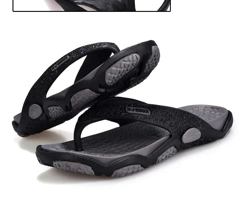 plus size Flip-flops Men's Summer Outer Wear Beach Slippers Casual Two-color Foreign Trade Slippers Men's Cross-border Slippers Men's — feature 30