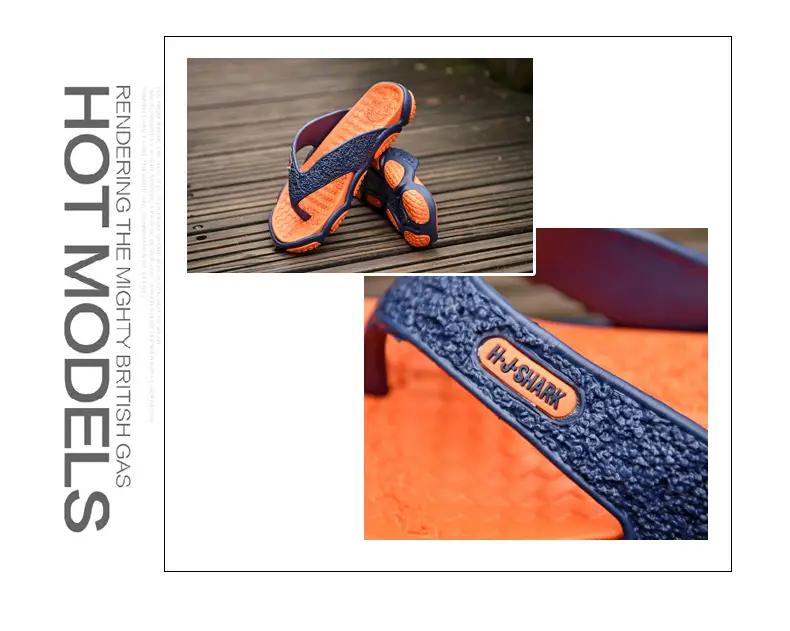 plus size Flip-flops Men's Summer Outer Wear Beach Slippers Casual Two-color Foreign Trade Slippers Men's Cross-border Slippers Men's — feature 42