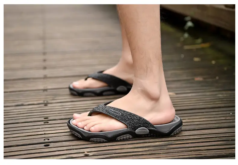 plus size Flip-flops Men's Summer Outer Wear Beach Slippers Casual Two-color Foreign Trade Slippers Men's Cross-border Slippers Men's — feature 49