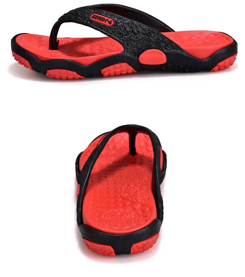 plus size Flip-flops Men's Summer Outer Wear Beach Slippers Casual Two-color Foreign Trade Slippers Men's Cross-border Slippers Men's — feature 7
