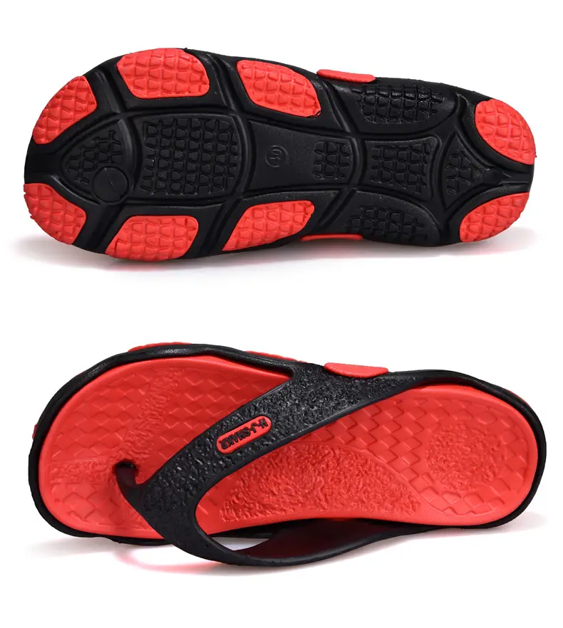 plus size Flip-flops Men's Summer Outer Wear Beach Slippers Casual Two-color Foreign Trade Slippers Men's Cross-border Slippers Men's — feature 8