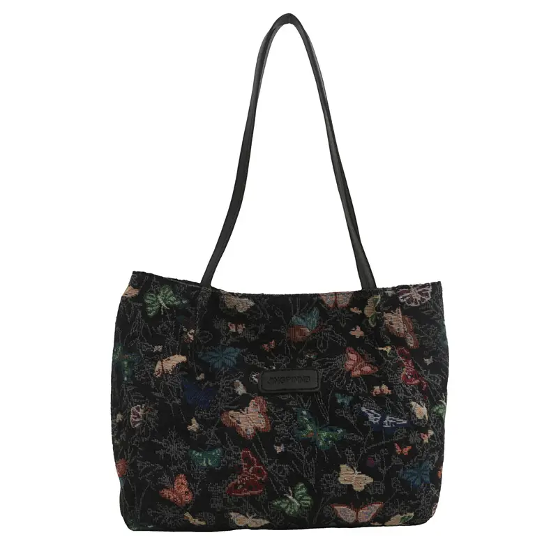 Large Floral Print Shoulder Bag for Women - Image 7