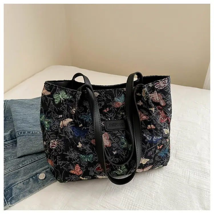 Large Floral Print Shoulder Bag for Women — feature 10