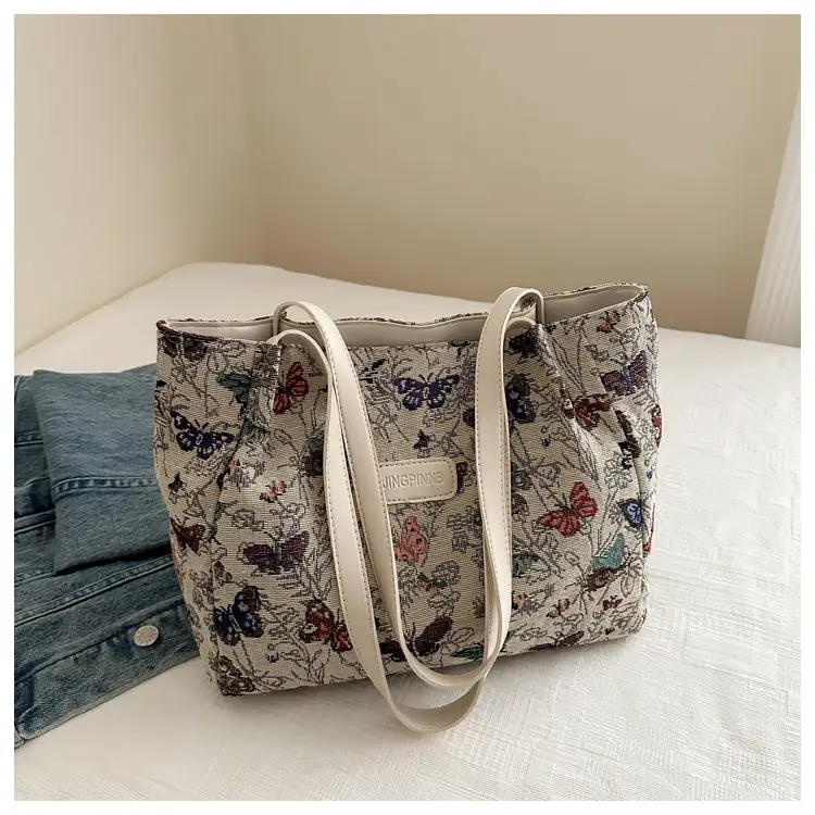 Large Floral Print Shoulder Bag for Women — feature 11