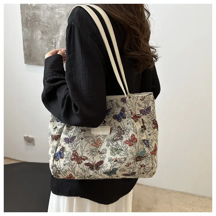 Large Floral Print Shoulder Bag for Women — feature 19