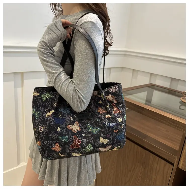 Large Floral Print Shoulder Bag for Women — feature 22