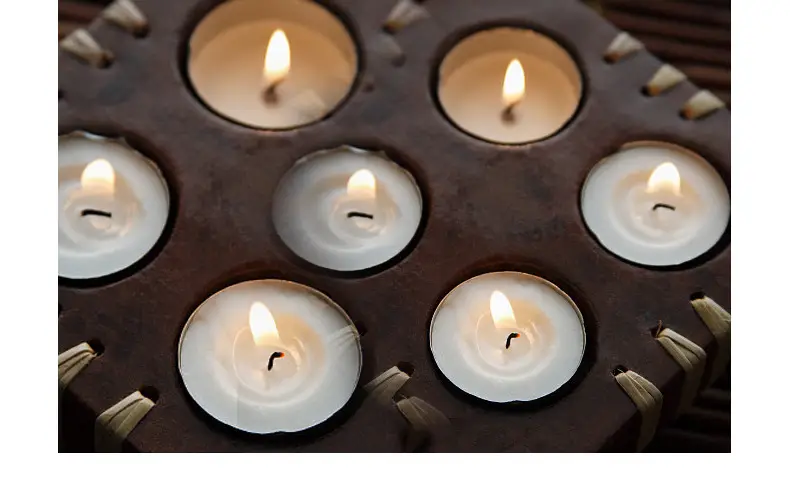 Smokeless and Odorless Candle Household Tea Wax Natural Environmentally Friendly Health 2-8 Hours Restaurant Heating Small Candle Warm Tea Wax — feature 6