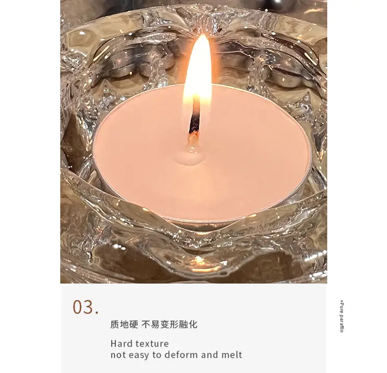 Smokeless and Odorless Candle Household Tea Wax Natural Environmentally Friendly Health 2-8 Hours Restaurant Heating Small Candle Warm Tea Wax — feature 8