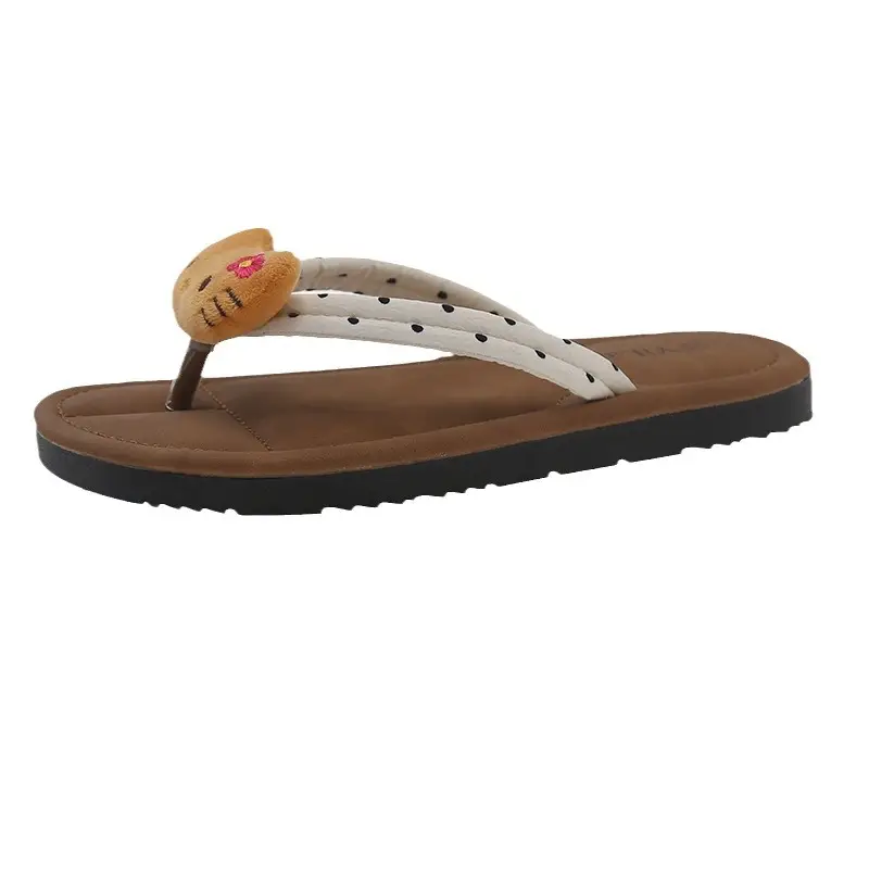 2024 Cartoon Cat Flat Flip Flops Women Plus Size - Image 7