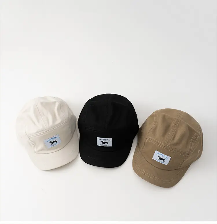 Black Baseball Cap for Kids Short Bristle — feature 8