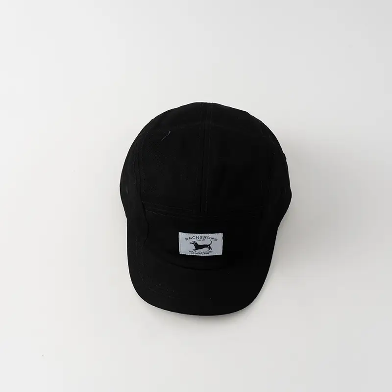 Black Baseball Cap for Kids Short Bristle - Image 2