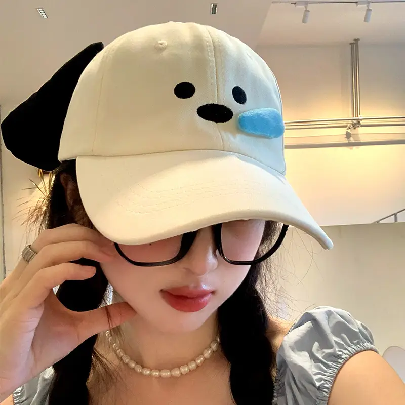 Cute Three-Dimensional Snot Puppy Cap for Girls Boys — feature 5