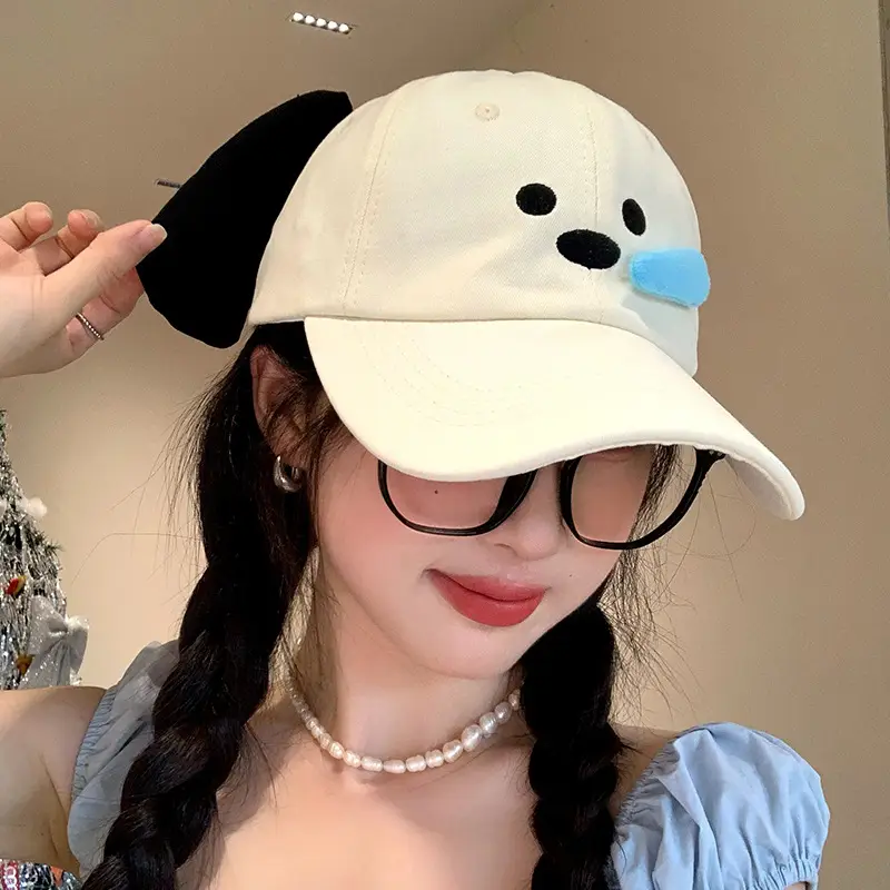 Cute Three-Dimensional Snot Puppy Cap for Girls Boys — feature 6