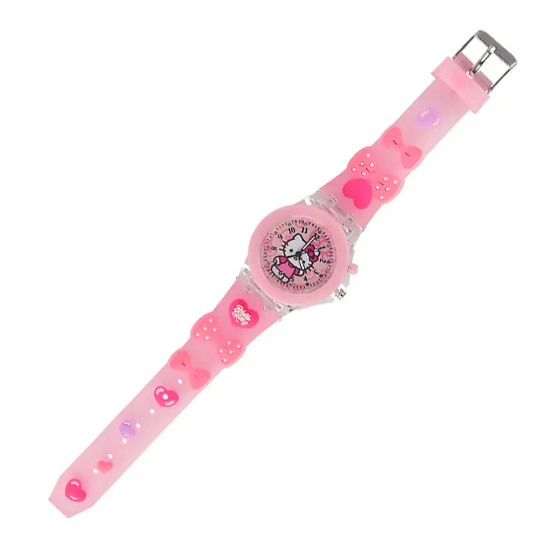 Sanrio Unicorn Cartoon Watch for Girls Pink Crystal Band - Image 10