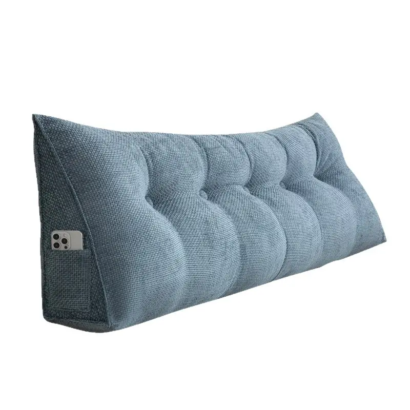 Dark Blue Bay Window Tatami Cushion Backrest for Bed