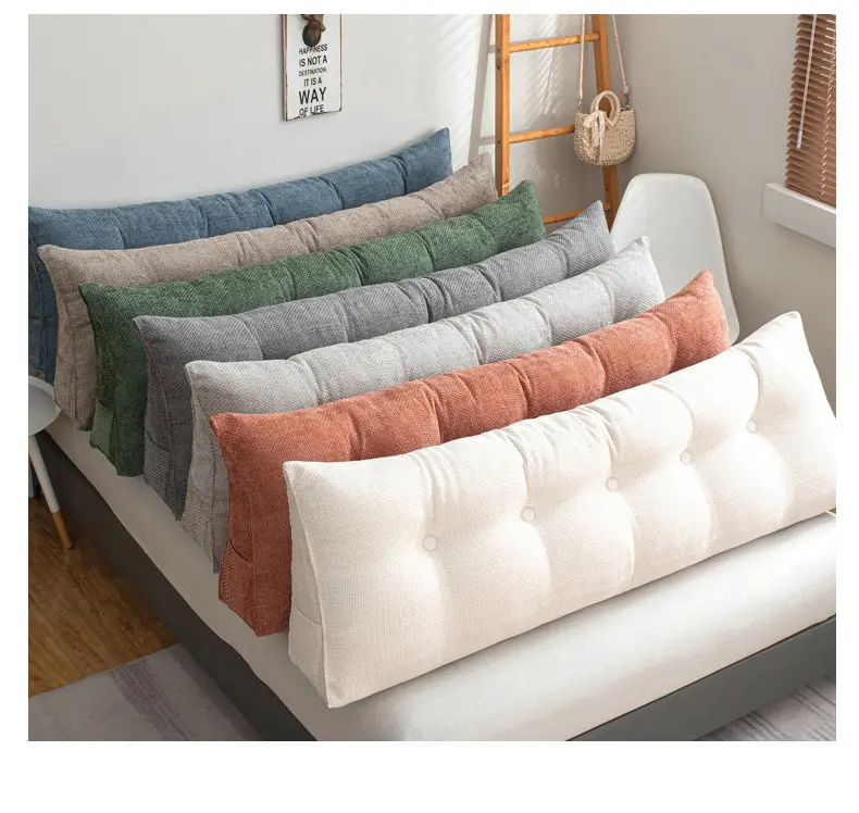 Dark Blue Bay Window Tatami Cushion Backrest for Bed — feature 11