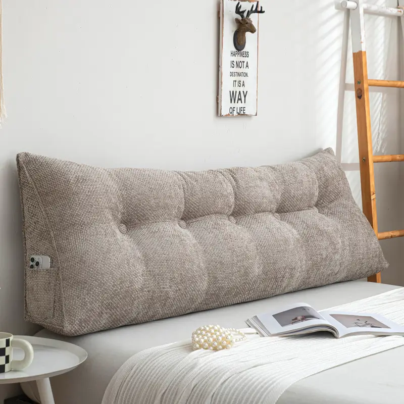 Dark Blue Bay Window Tatami Cushion Backrest for Bed