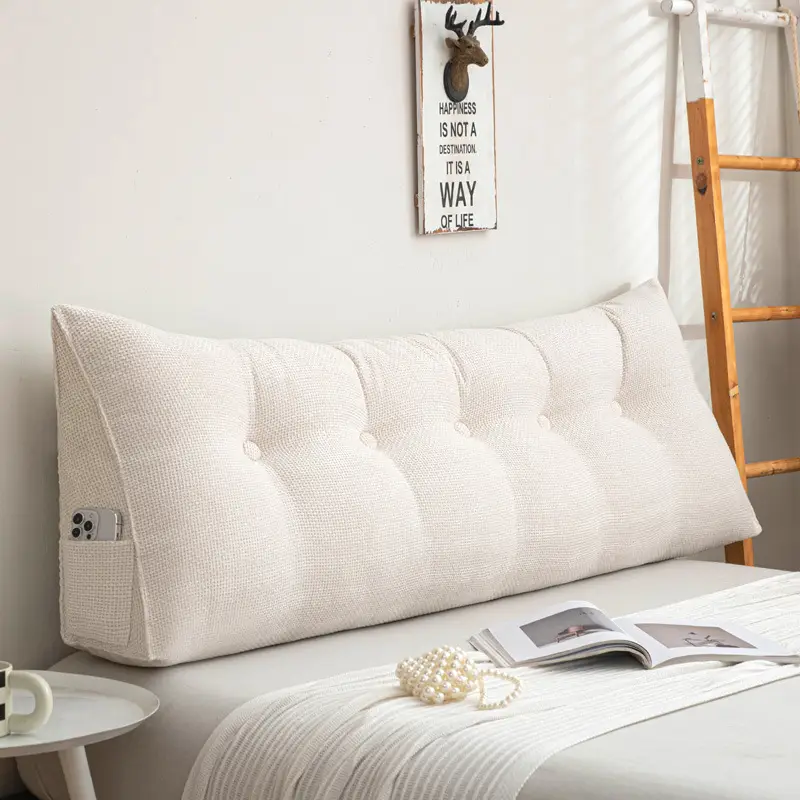 Dark Blue Bay Window Tatami Cushion Backrest for Bed