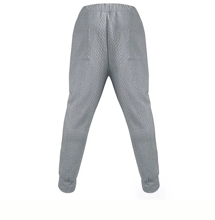 Men's Jacquard Drawstring Pants Large Casual Set — feature 14
