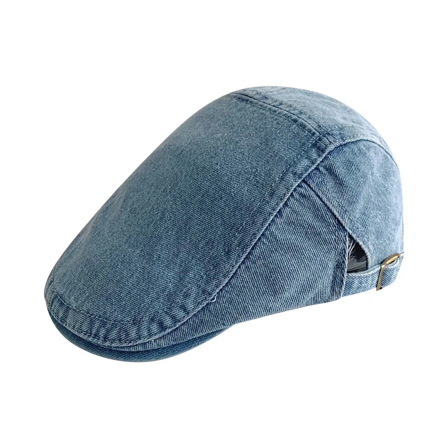Light Plate Denim Forward Cap Men Women Korean Style - Image 9