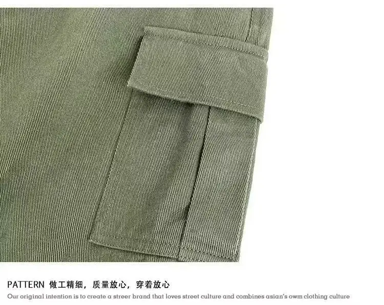Men's Green Cotton Pocket Shorts All Summer — feature 14