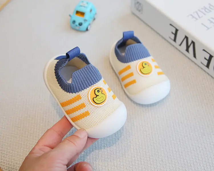 Baby Fly-Knit Shoes Pink Purple Spring Summer