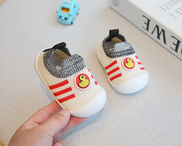 Baby Fly-Knit Shoes Pink Purple Spring Summer