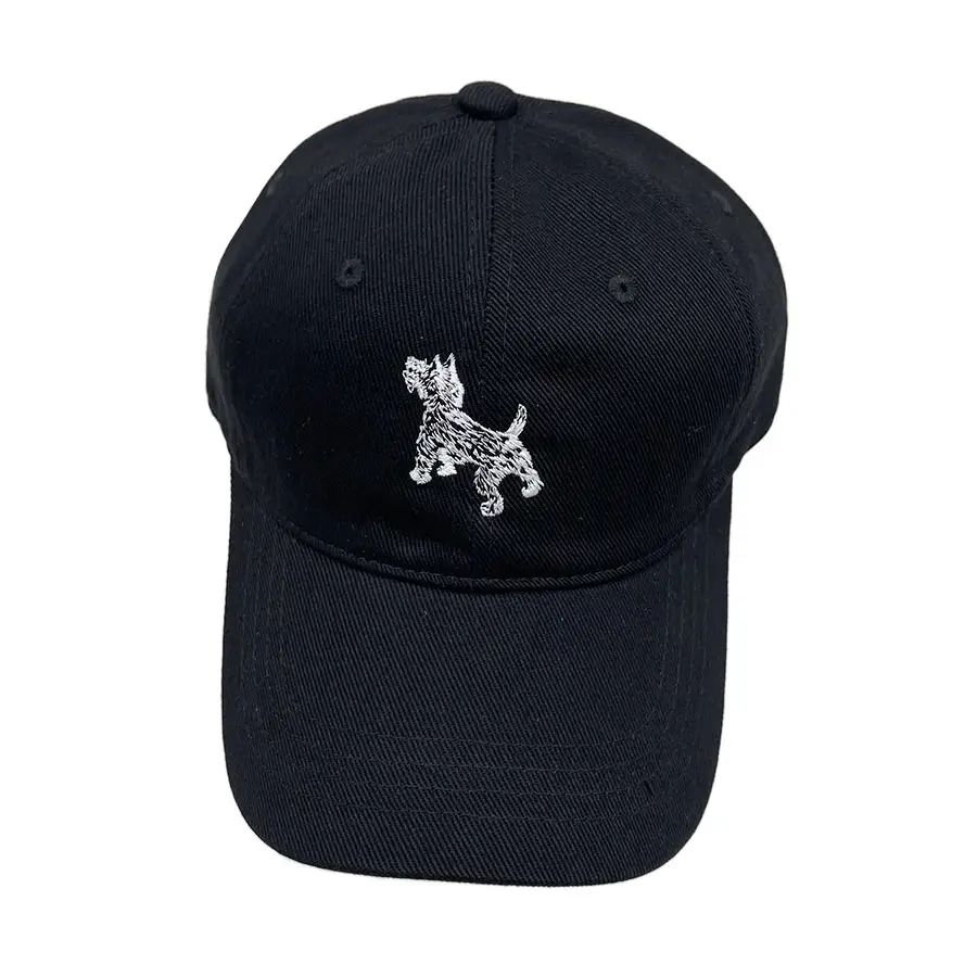 Cute Puppy Embroidered Navy Baseball Cap for Men Women - Image 8