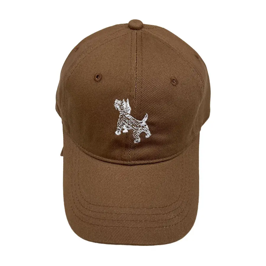 Cute Puppy Embroidered Navy Baseball Cap for Men Women - Image 9