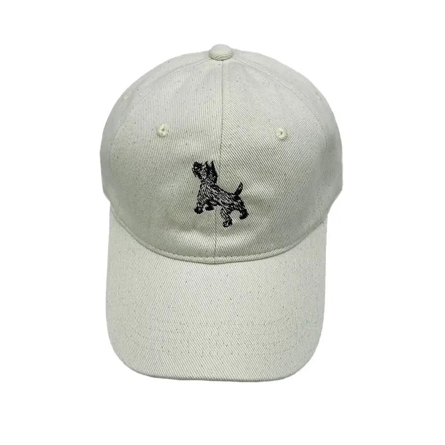 Cute Puppy Embroidered Navy Baseball Cap for Men Women - Image 10