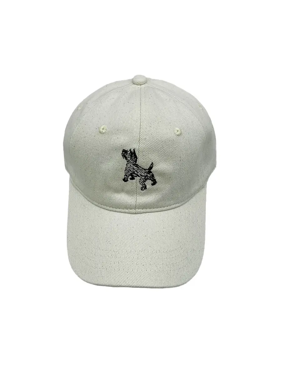Cute Puppy Embroidered Navy Baseball Cap for Men Women - Image 5