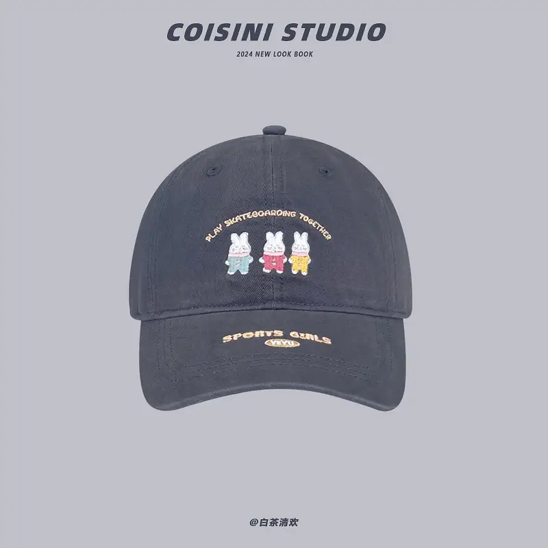 Japanese Cartoon Rabbit Cap for Kids Spring Summer Casual - Image 3