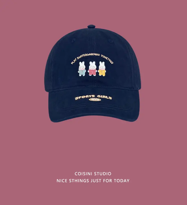Japanese Cartoon Rabbit Cap for Kids Spring Summer Casual — feature 6