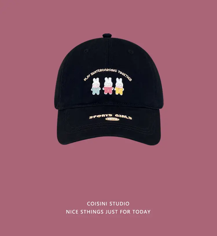 Japanese Cartoon Rabbit Cap for Kids Spring Summer Casual — feature 8