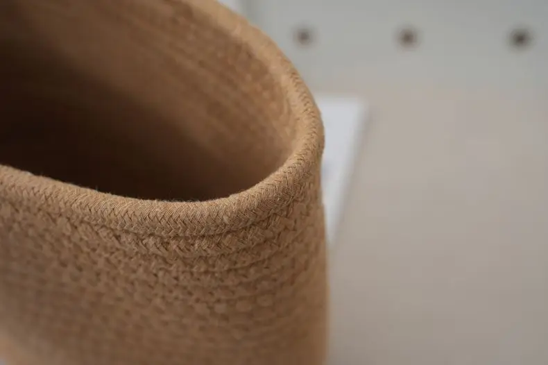 Japanese Woven Cotton Rope Shoulder Bag Open Commute Beach — feature 13