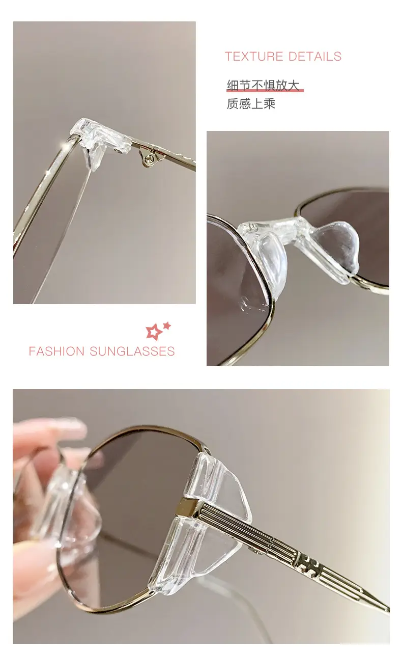 European Cat's Eye Sunglasses Women Retro Round Face Slimming β feature 3