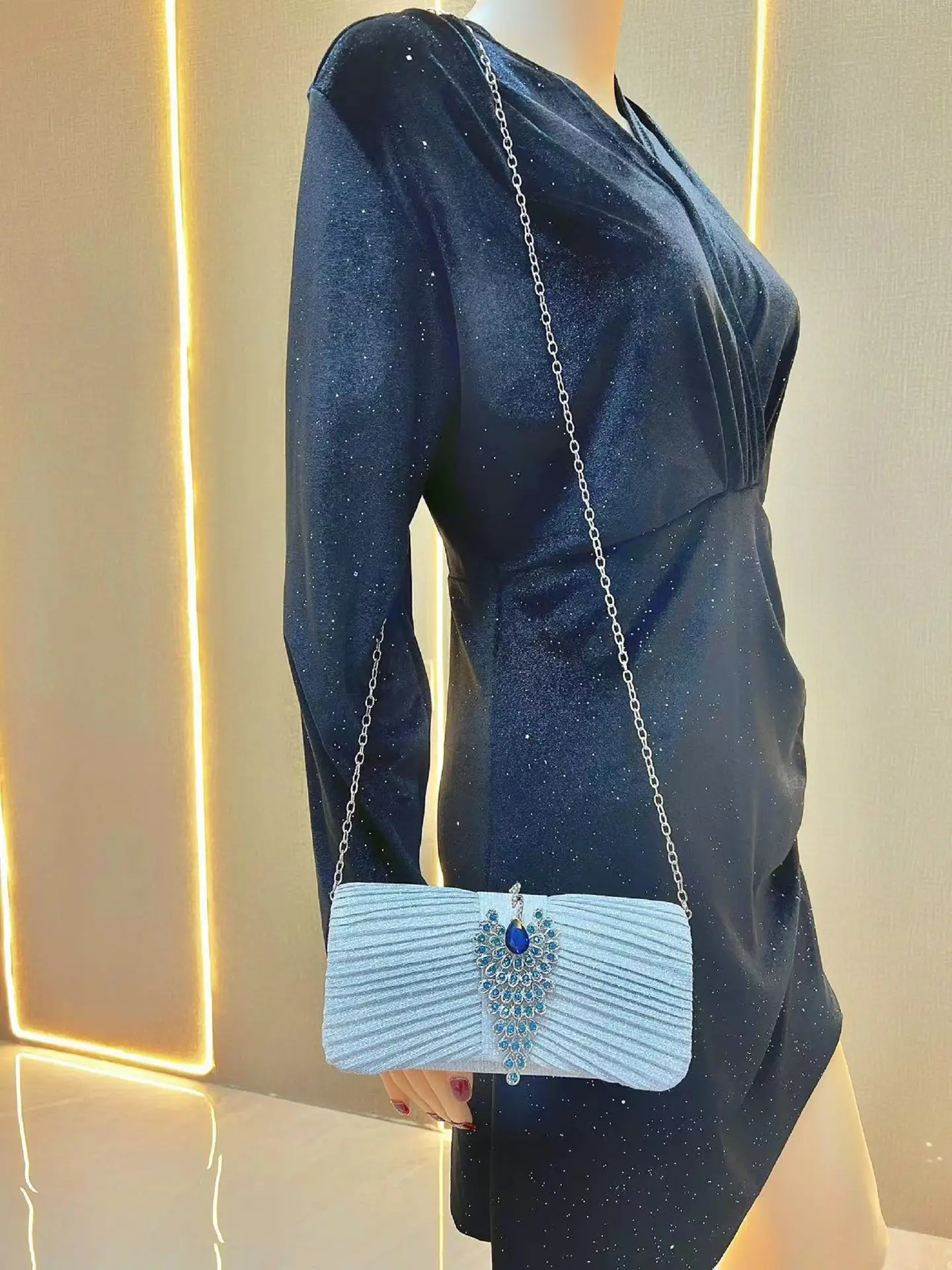 New Cross-border Clutch Banquet Bag Party Small Bag — feature 12