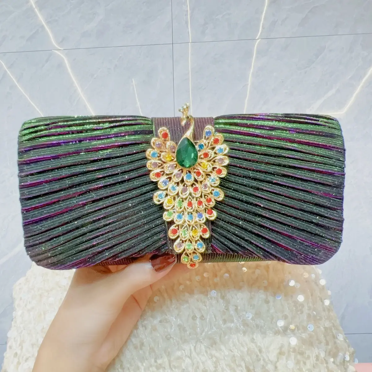 New Cross-border Clutch Banquet Bag Party Small Bag - Image 3