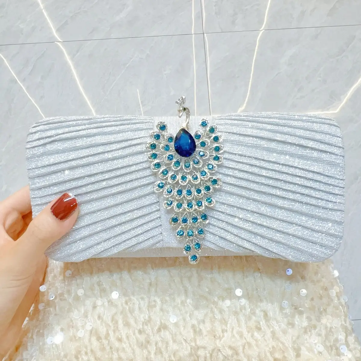 New Cross-border Clutch Banquet Bag Party Small Bag - Image 4
