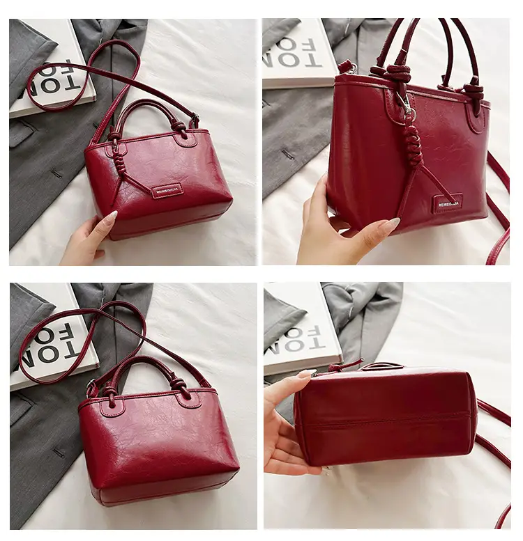 White Leather Bucket Handbag for Women 2024 — feature 12
