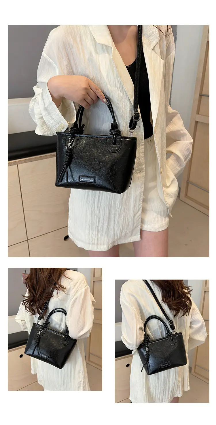 White Leather Bucket Handbag for Women 2024 — feature 16
