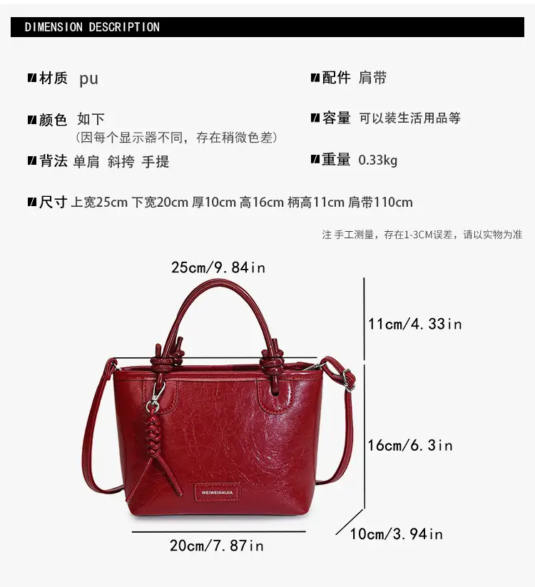 White Leather Bucket Handbag for Women 2024 — feature 2