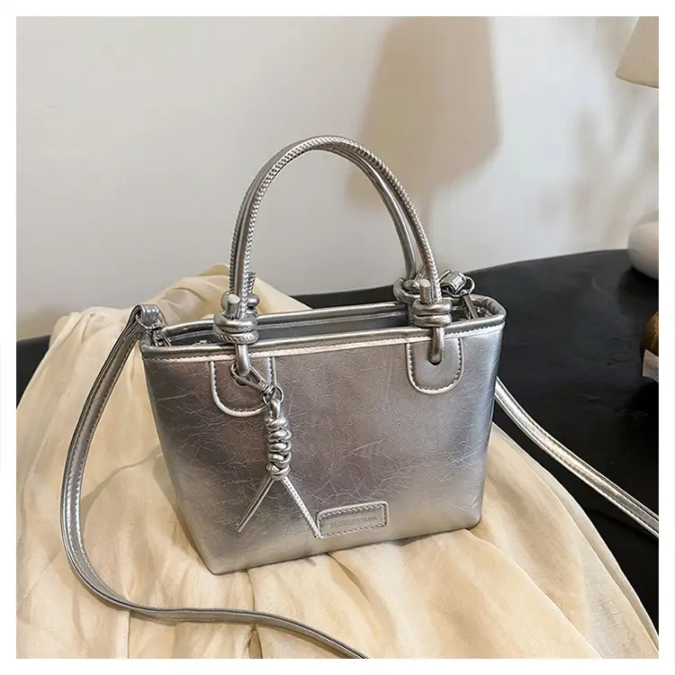 White Leather Bucket Handbag for Women 2024 — feature 20