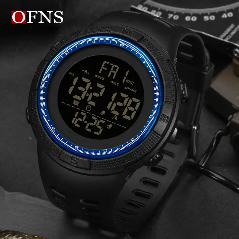 Oufani Men's Waterproof Digital Watch 9435 - Image 8