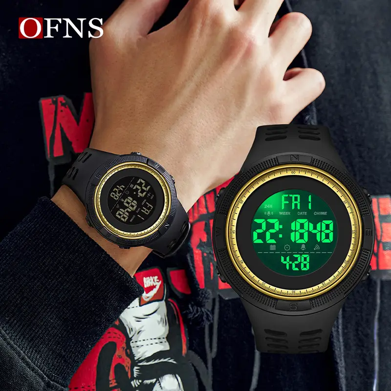 Oufani Men's Waterproof Digital Watch 9435 - Image 9