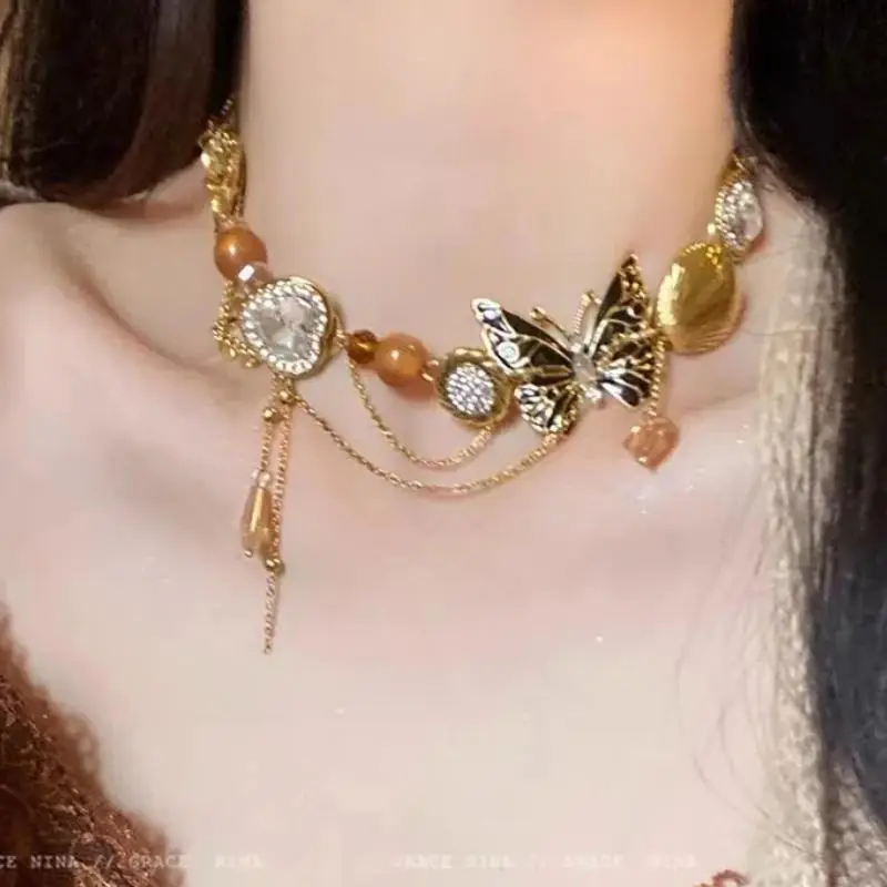 Velvet Butterfly Tassel Necklace Autumn Winter Spice Sweet Cool — feature 9